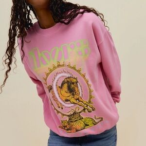 Daydreamer small the doors Pink Graphic sweatshirt